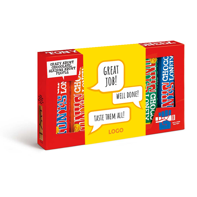 Tony's Chocolonely tasting | customised wrapper